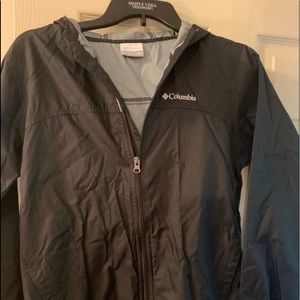 Columbia Rain Jacket- Youth Large. Great condition. Black in color